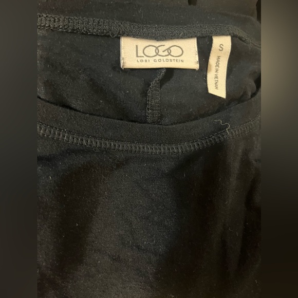 NWOT LOGO Long Sleeved Tunic w/ Pockets and Bussel in Black!! - Picture 6 of 8